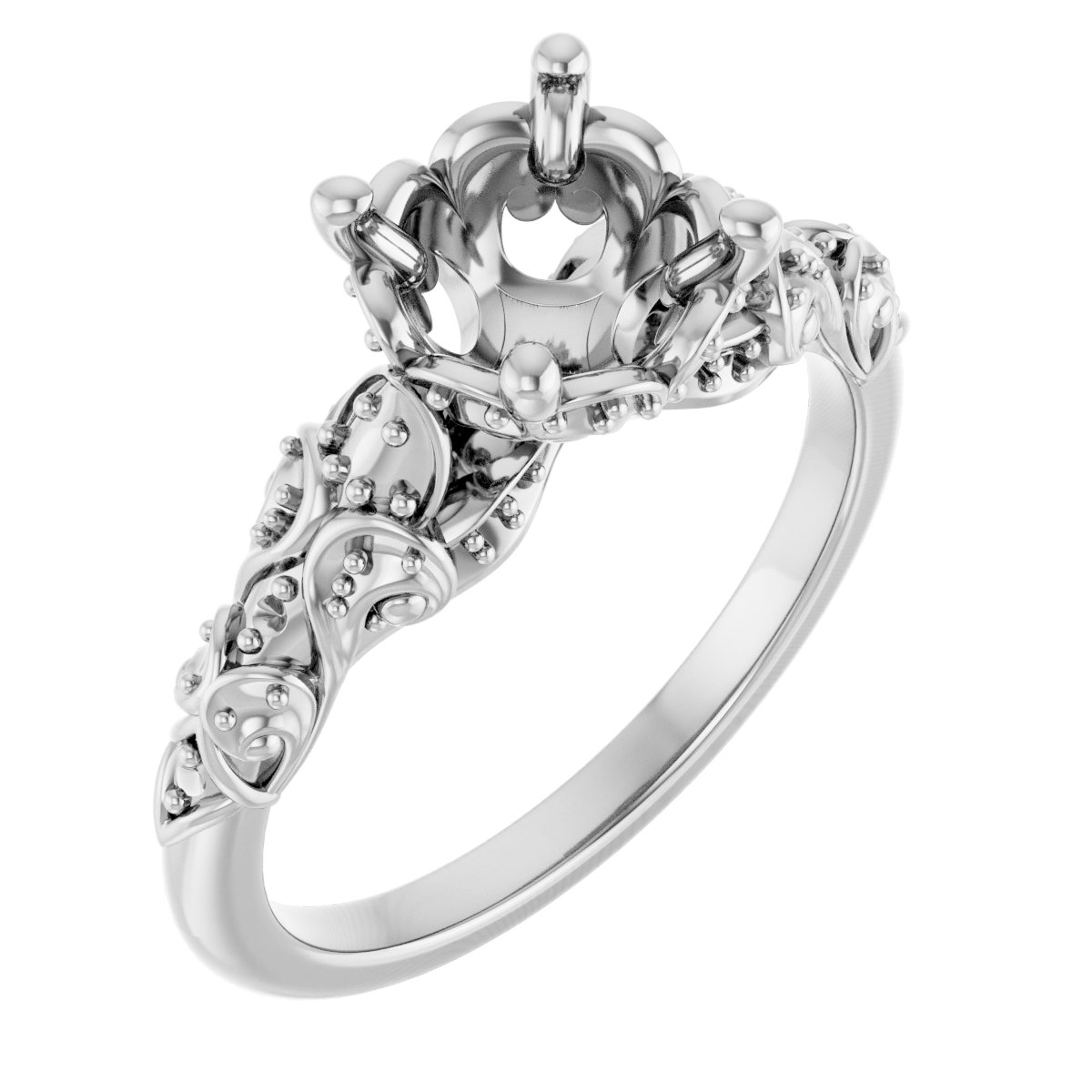 Accented Engagement Ring
