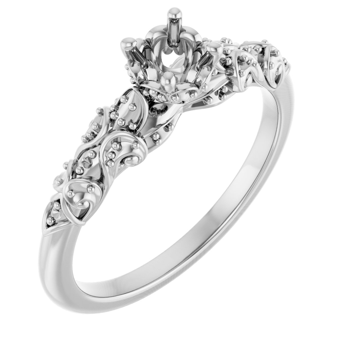 Accented Engagement Ring