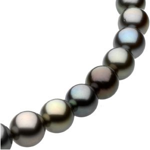 Round/Near Round Graduated Cultured Multi-Color Tahitian Unfinished Pearl Strands