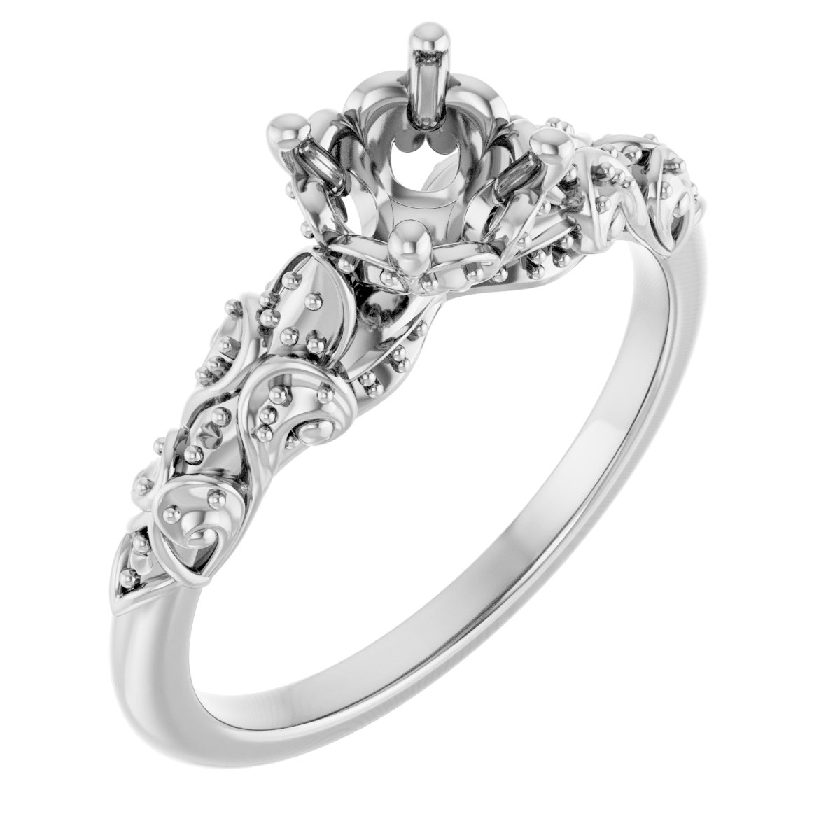 Accented Engagement Ring