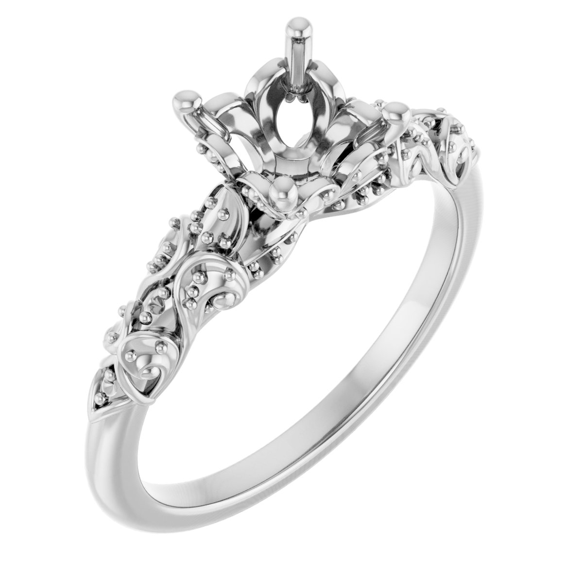 Accented Engagement Ring
