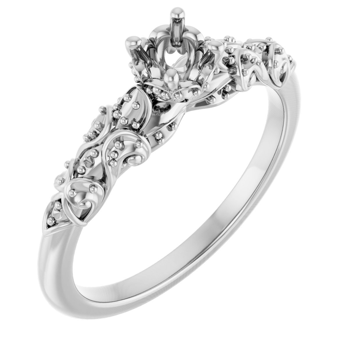 Accented Engagement Ring