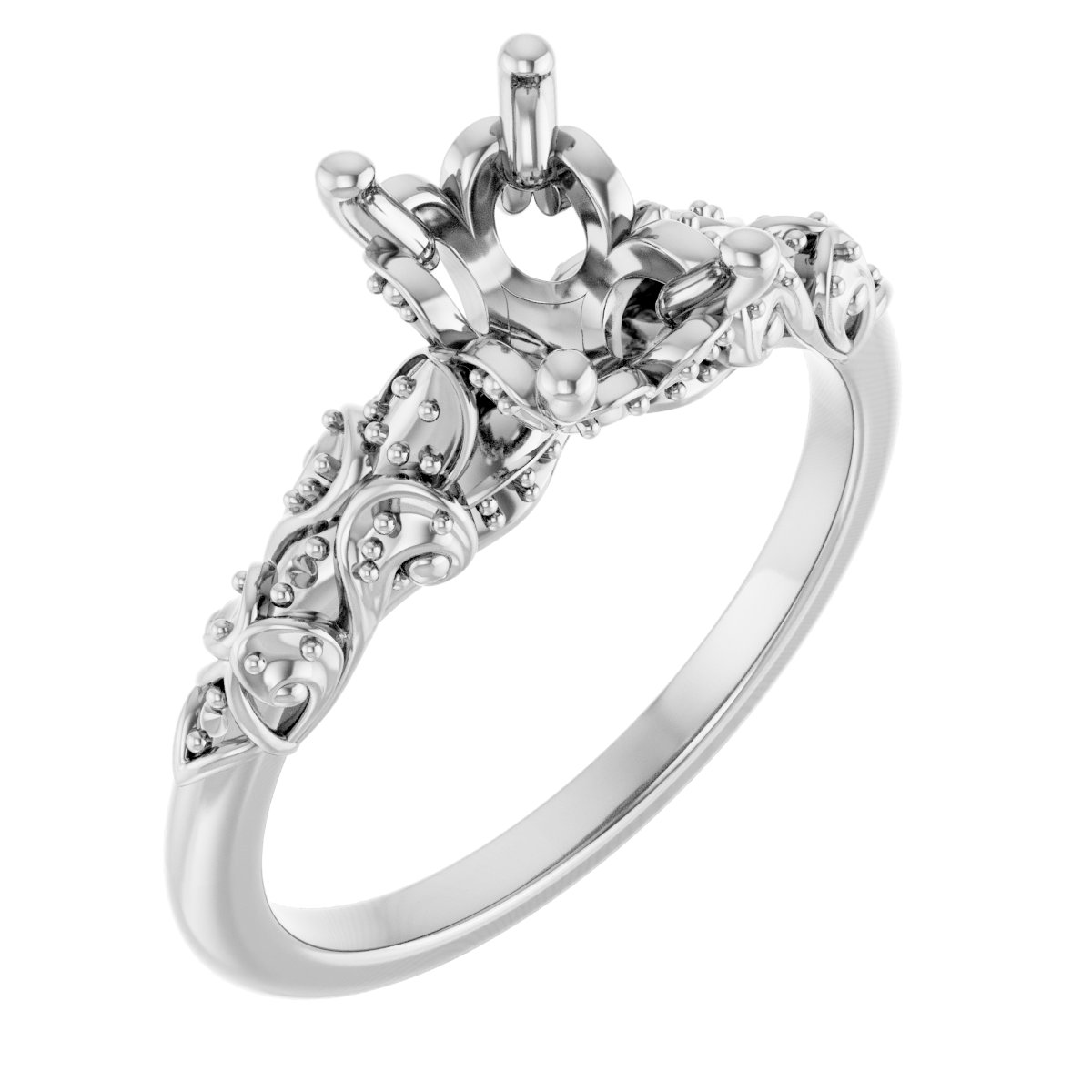Accented Engagement Ring