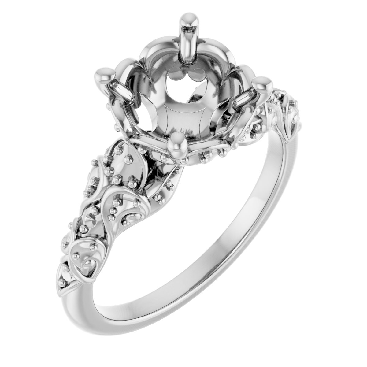 Accented Engagement Ring
