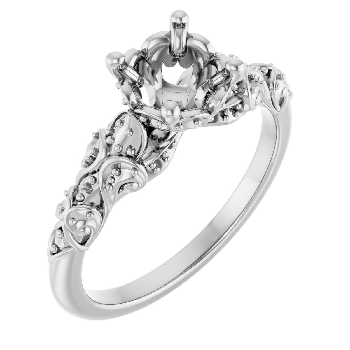 Accented Engagement Ring