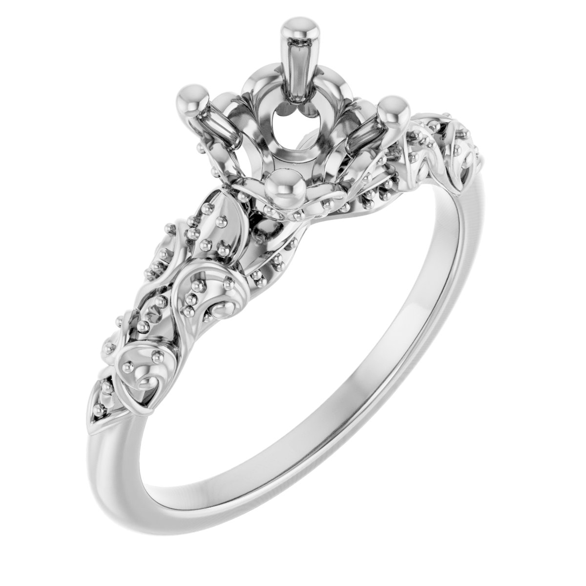 Accented Engagement Ring