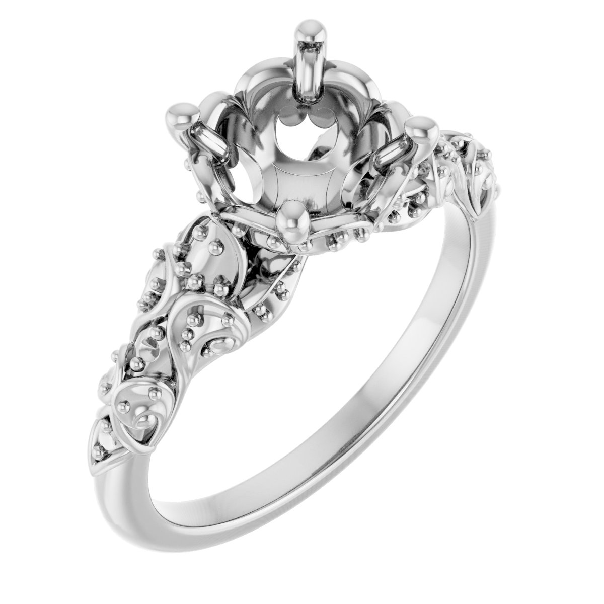 Accented Engagement Ring