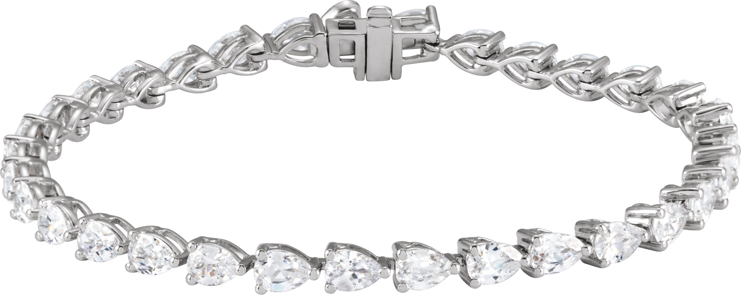 Lab-Grown Diamond Line Bracelet