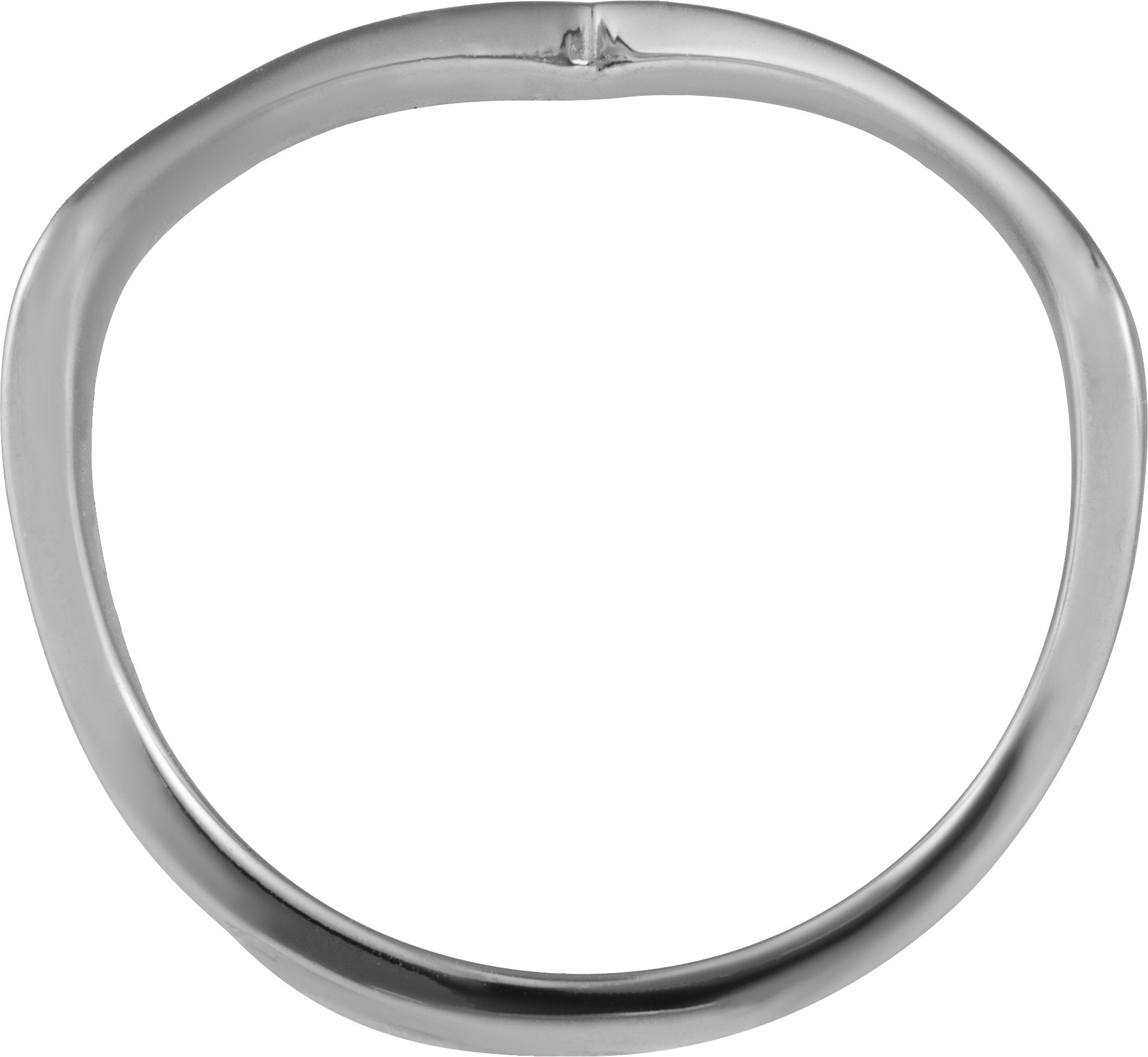 Sterling Silver V Ring