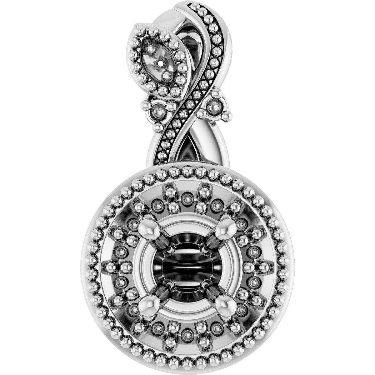 Halo-Style Pendant