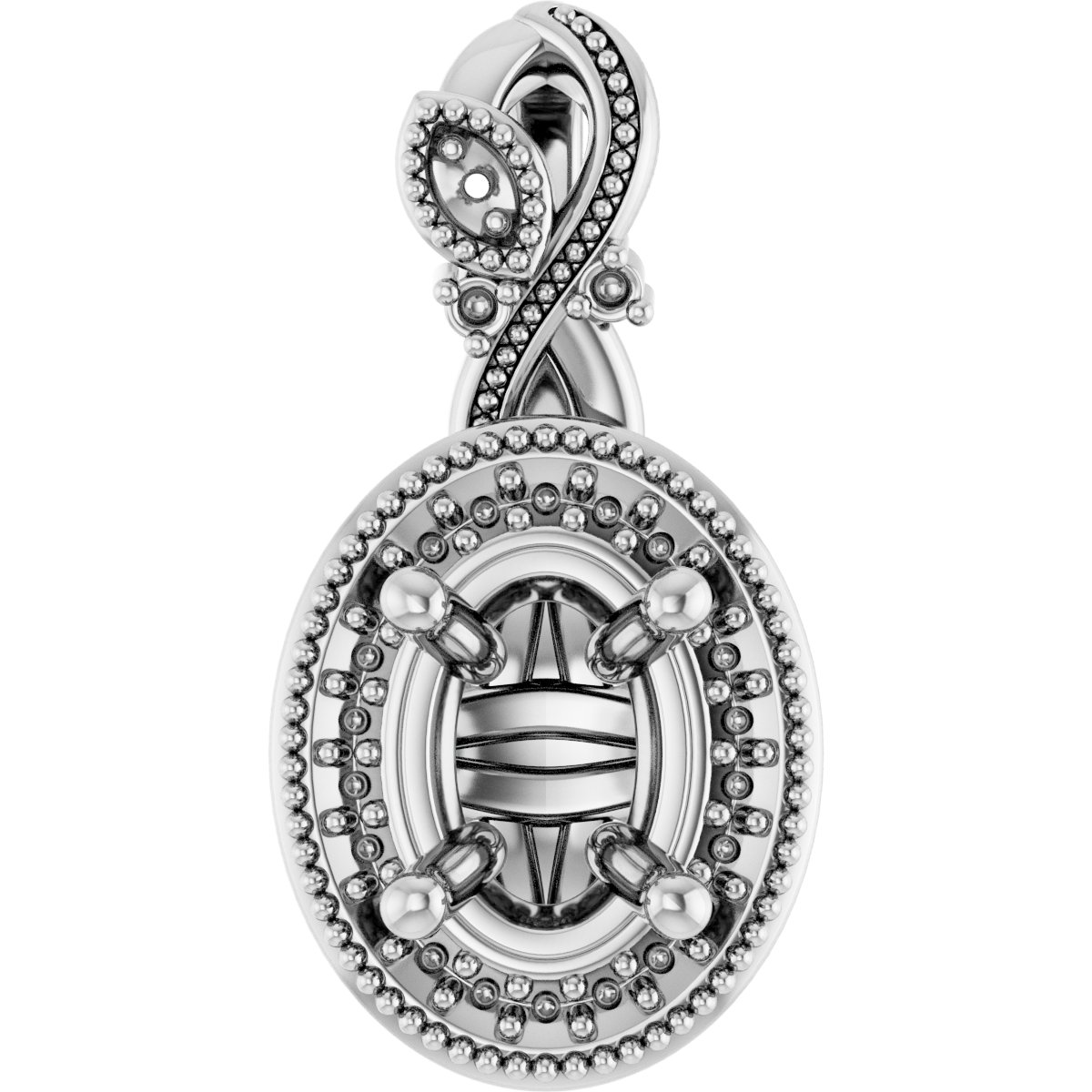 Halo-Style Pendant