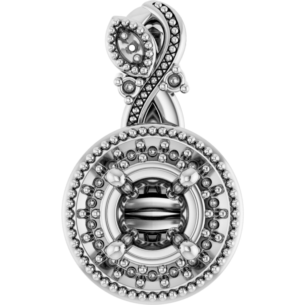 Halo-Style Pendant
