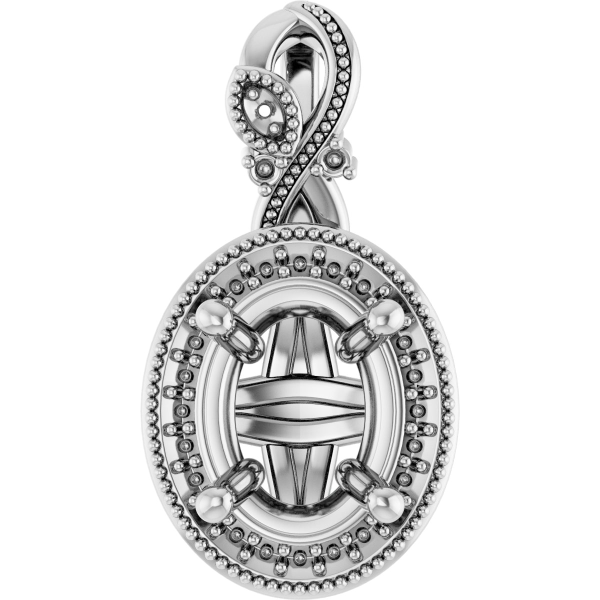 Halo-Style Pendant