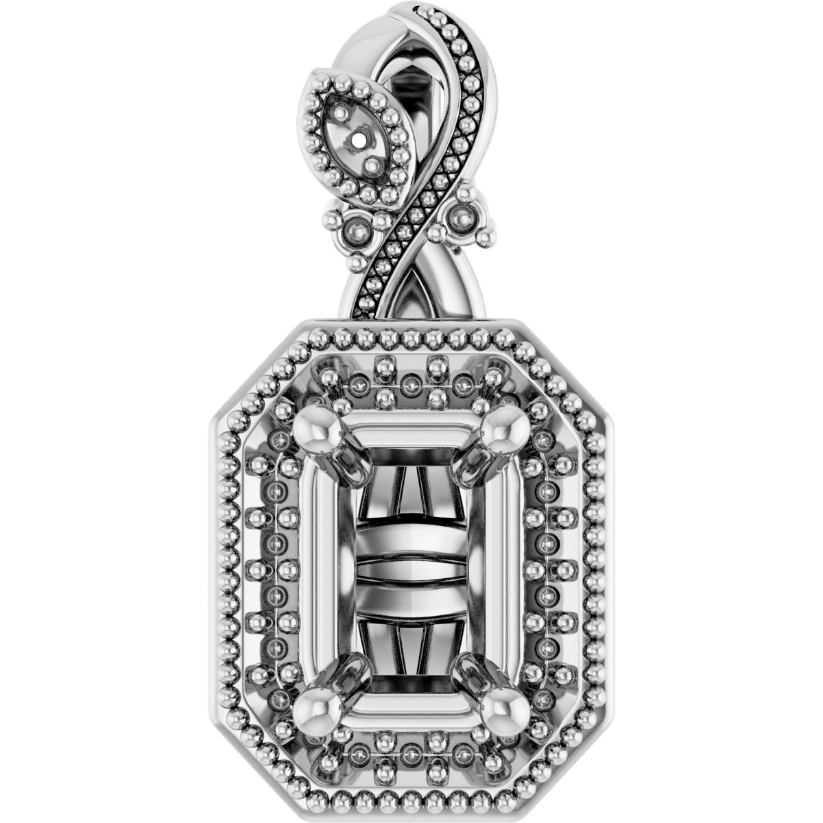 Halo-Style Pendant