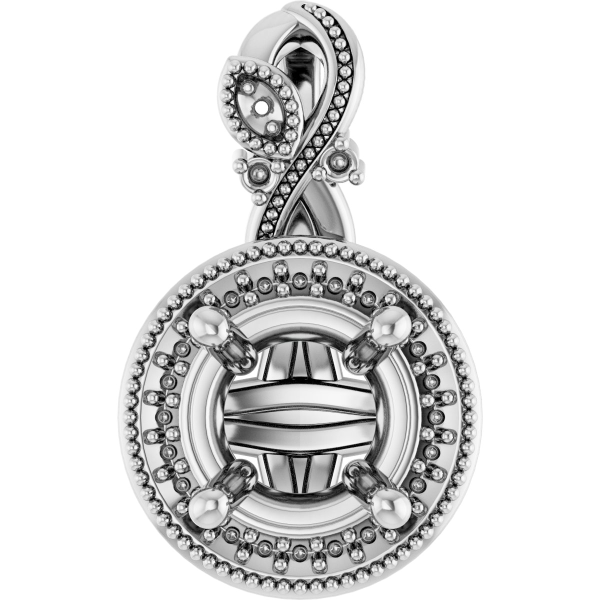 Halo-Style Pendant