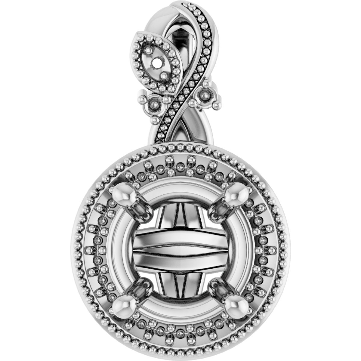 Halo-Style Pendant