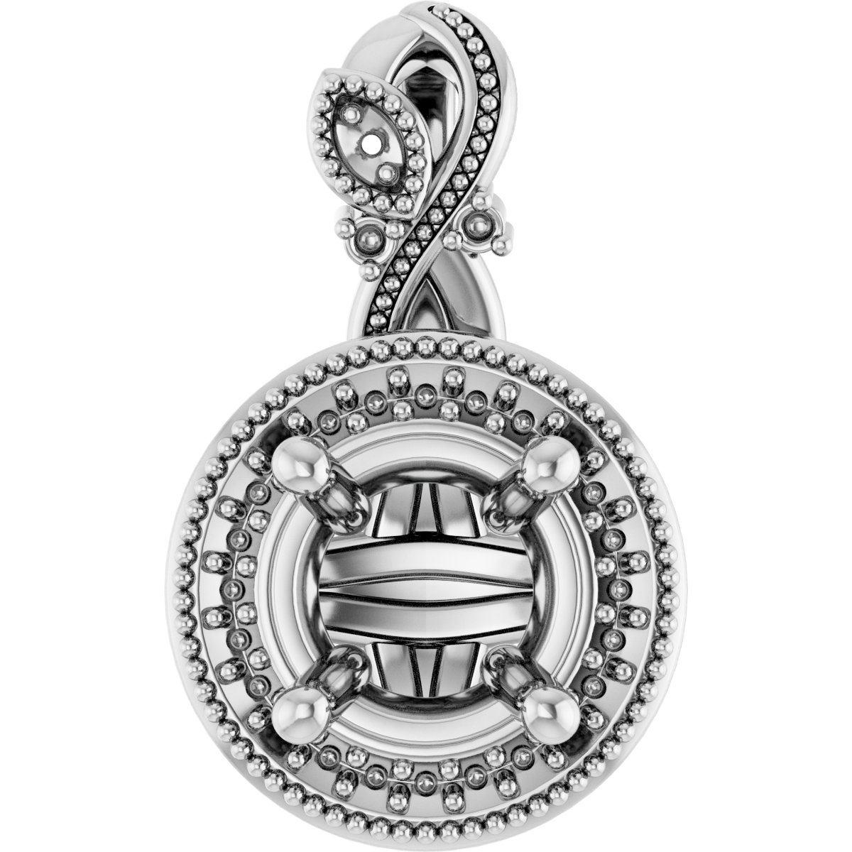 Halo-Style Pendant