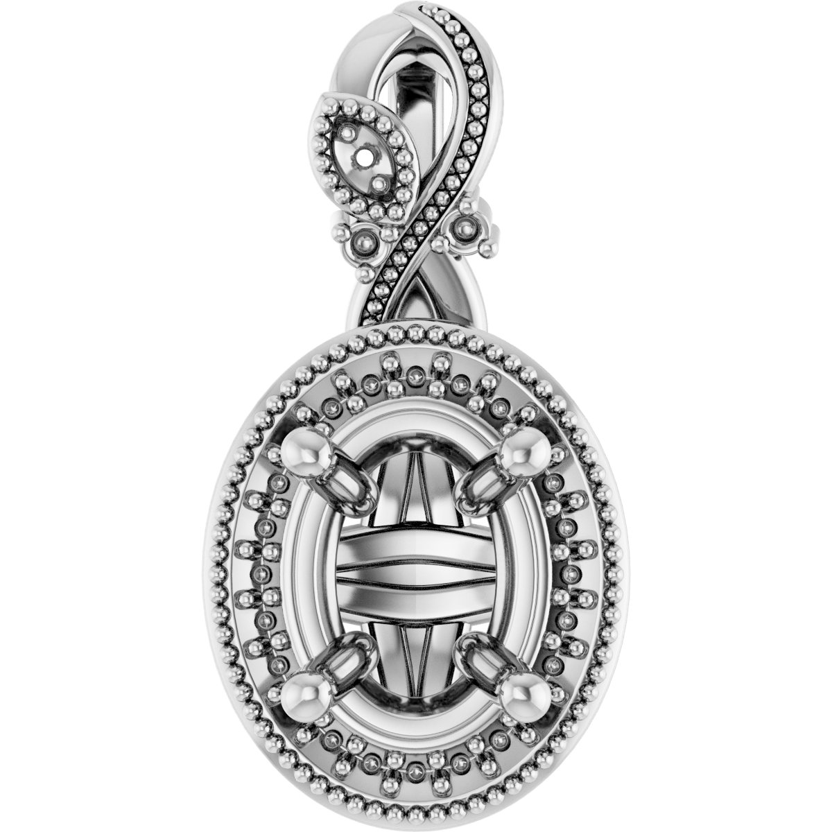 Halo-Style Pendant