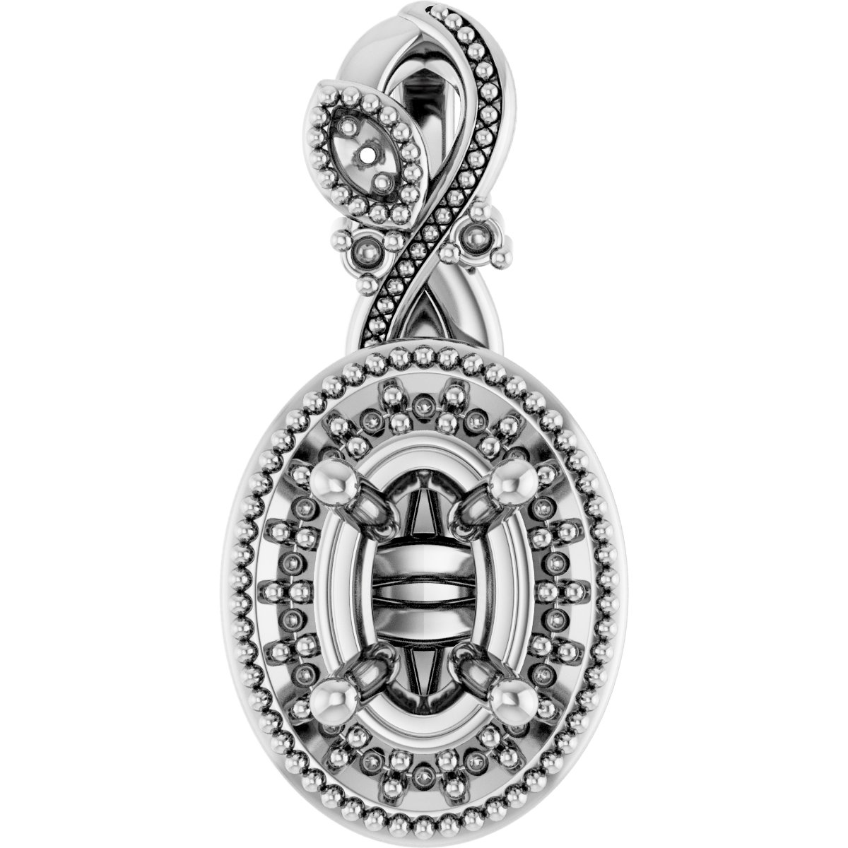 Halo-Style Pendant