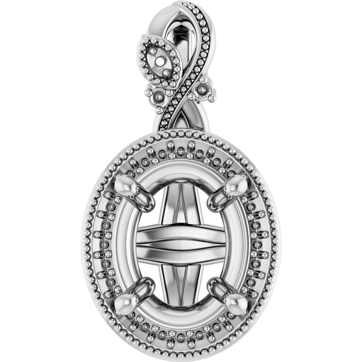 Halo-Style Pendant