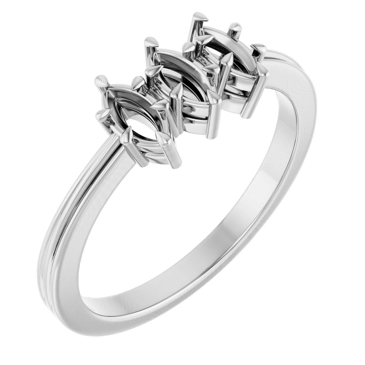 Three-Stone Anniversary Band