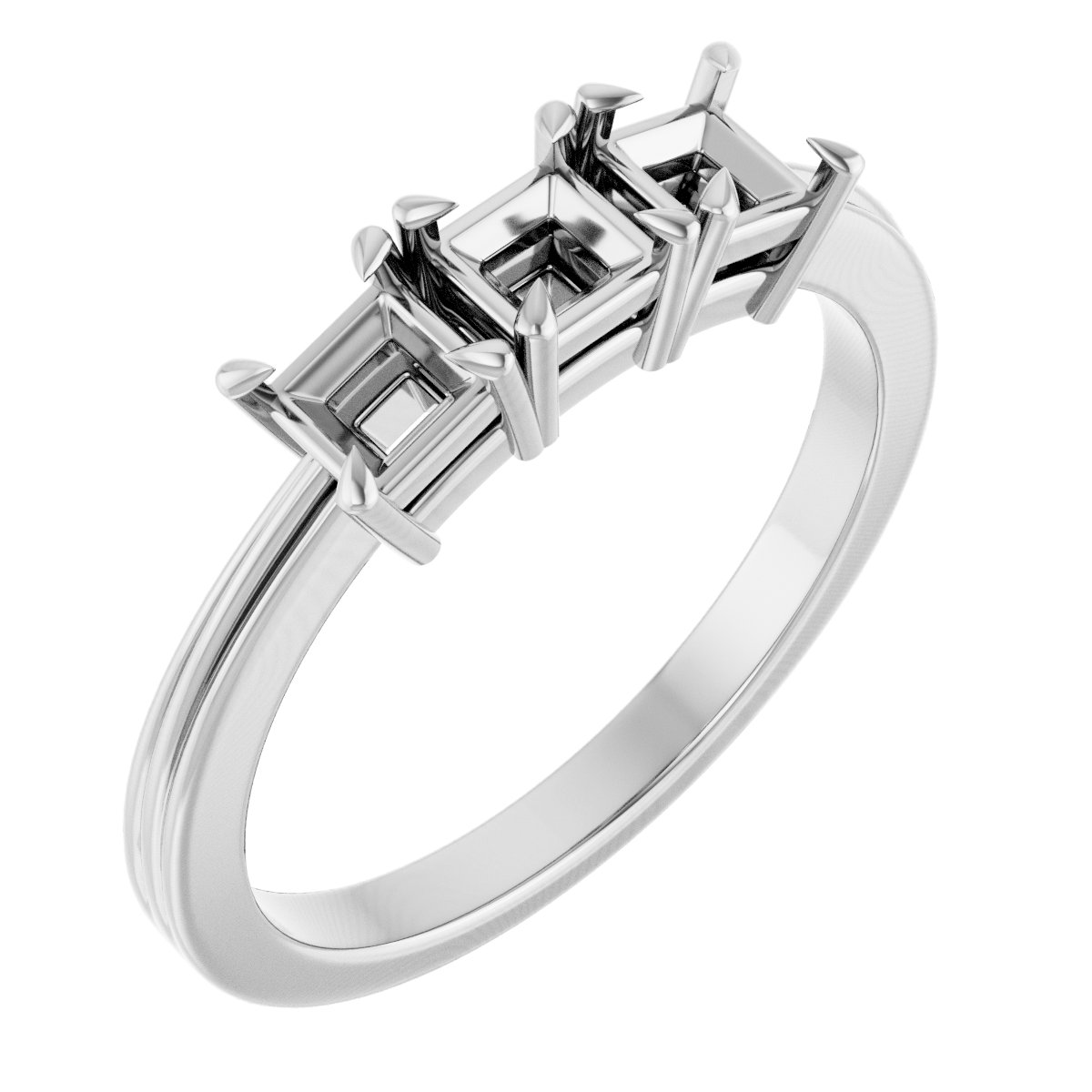 Three-Stone Anniversary Band