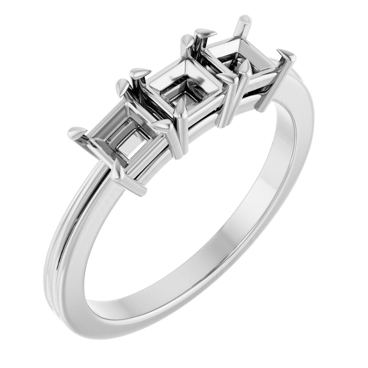 Three-Stone Anniversary Band