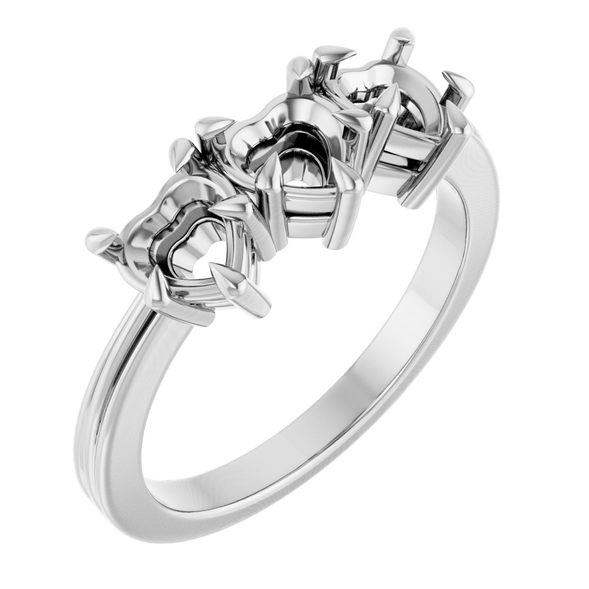 Three-Stone Anniversary Band