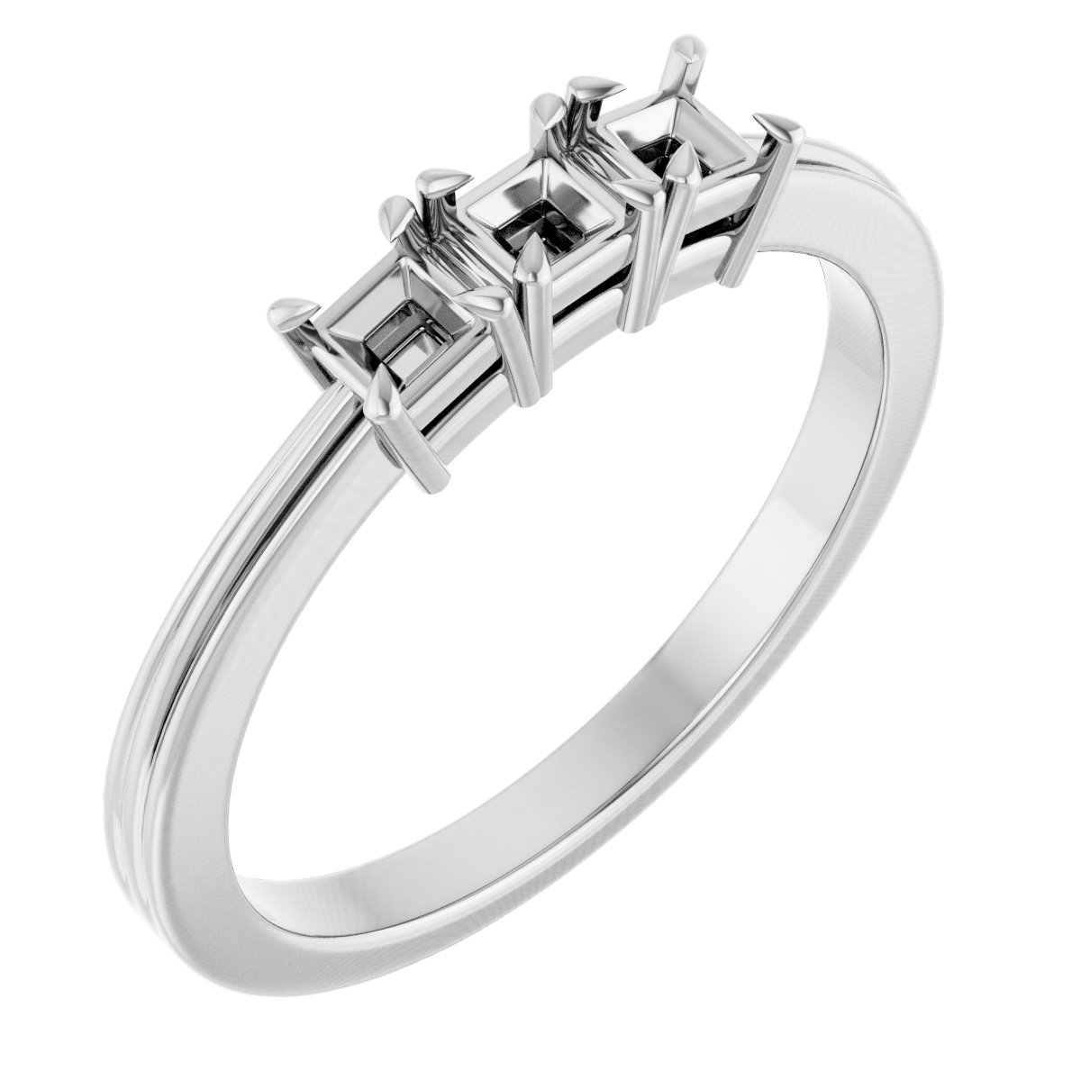 Three-Stone Anniversary Band