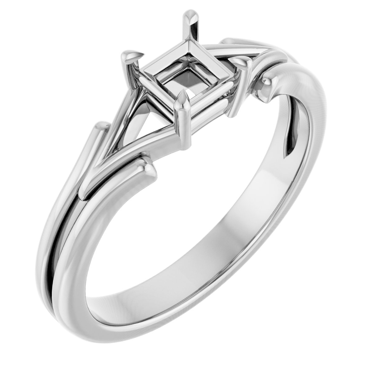 Claw-Prong Solitaire Engagement Ring