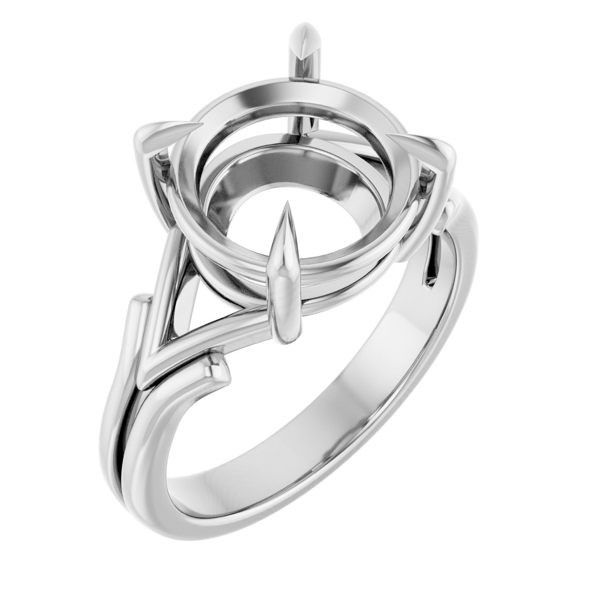 Claw-Prong Solitaire Engagement Ring