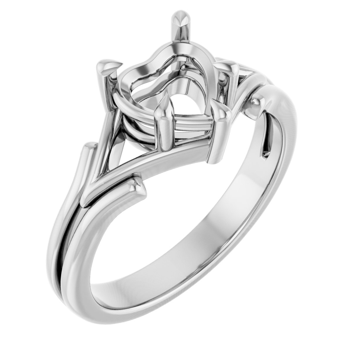 Claw-Prong Solitaire Engagement Ring