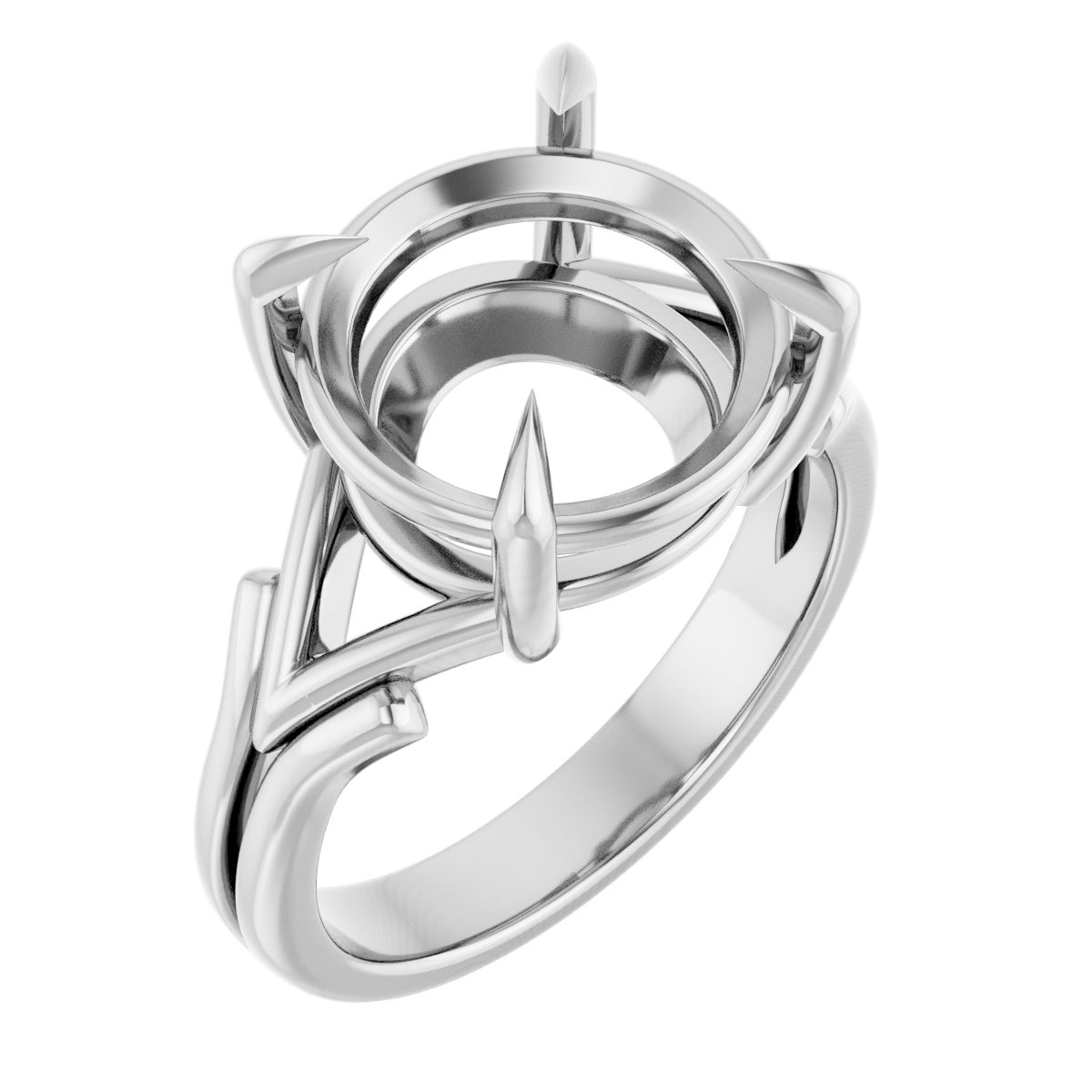 Claw-Prong Solitaire Engagement Ring