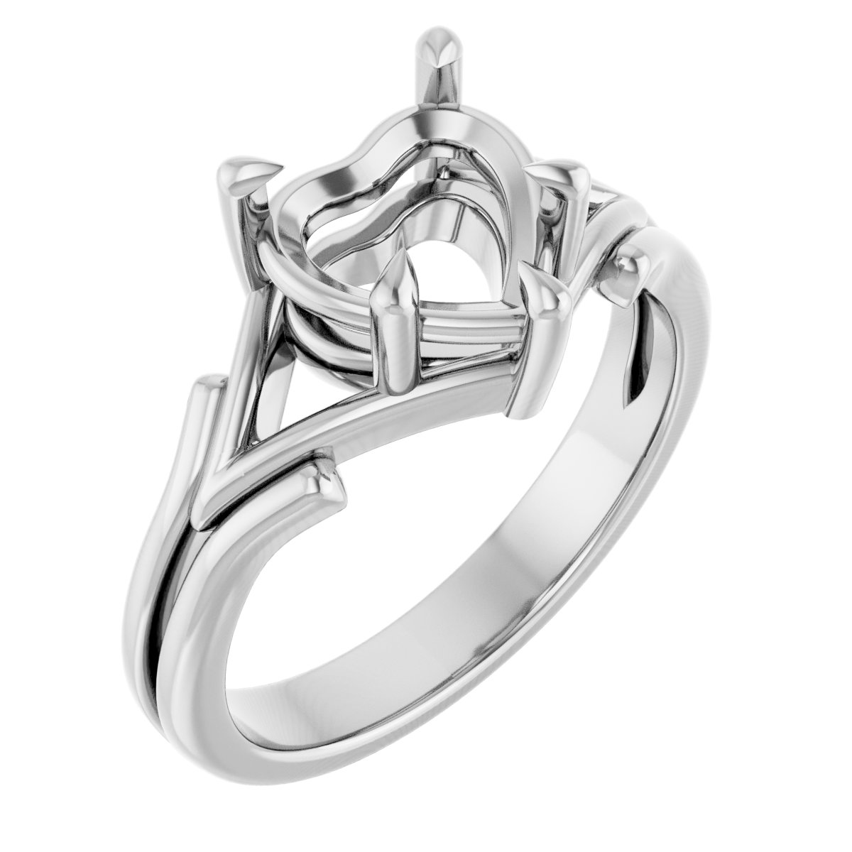Claw-Prong Solitaire Engagement Ring