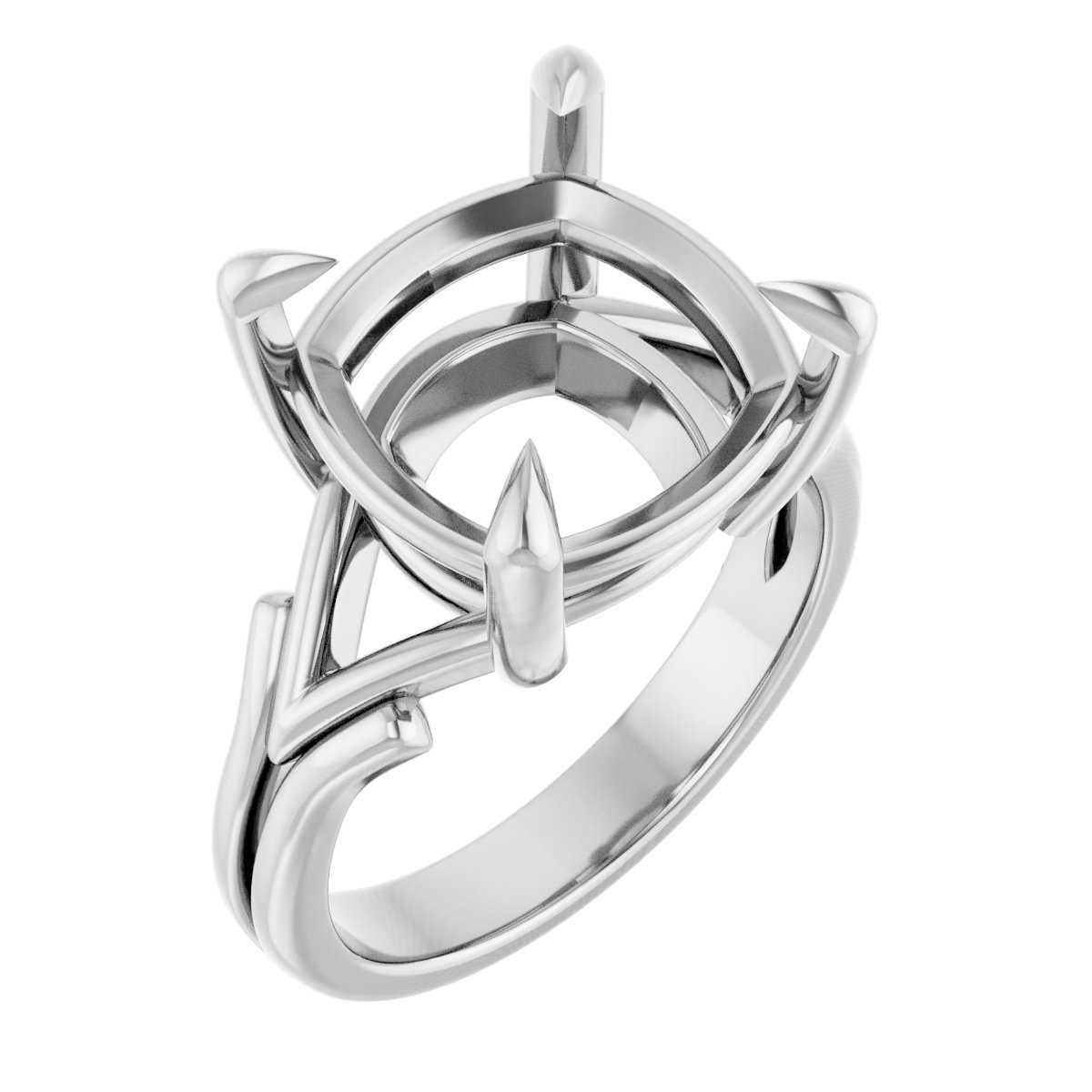 Claw-Prong Solitaire Engagement Ring