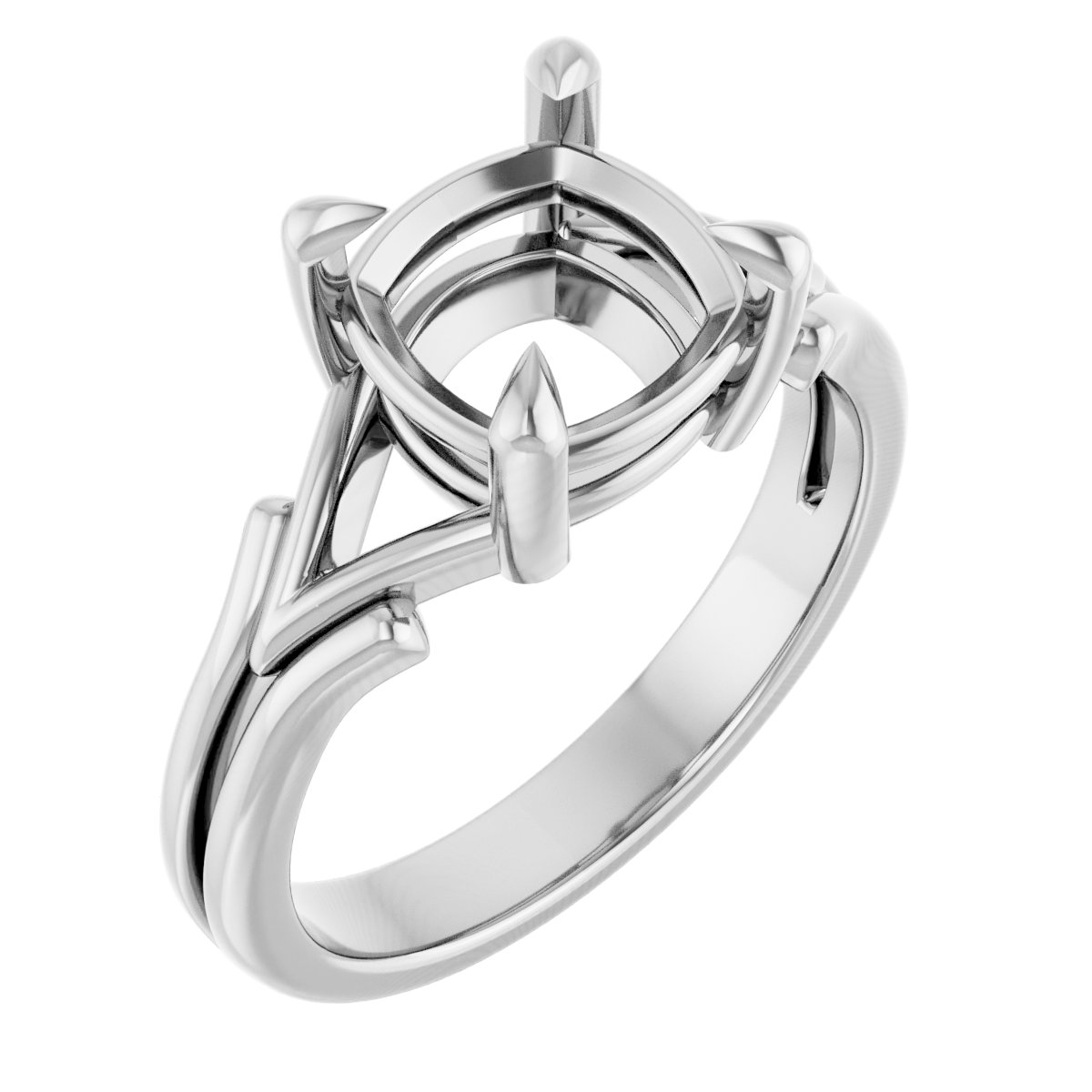 Claw-Prong Solitaire Engagement Ring