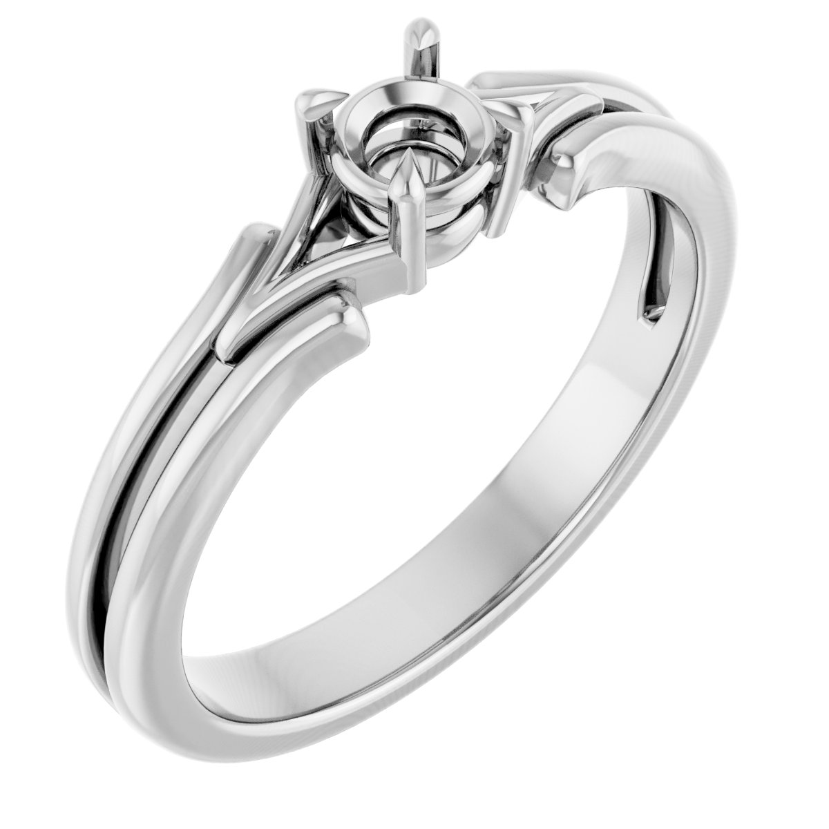 Claw-Prong Solitaire Engagement Ring