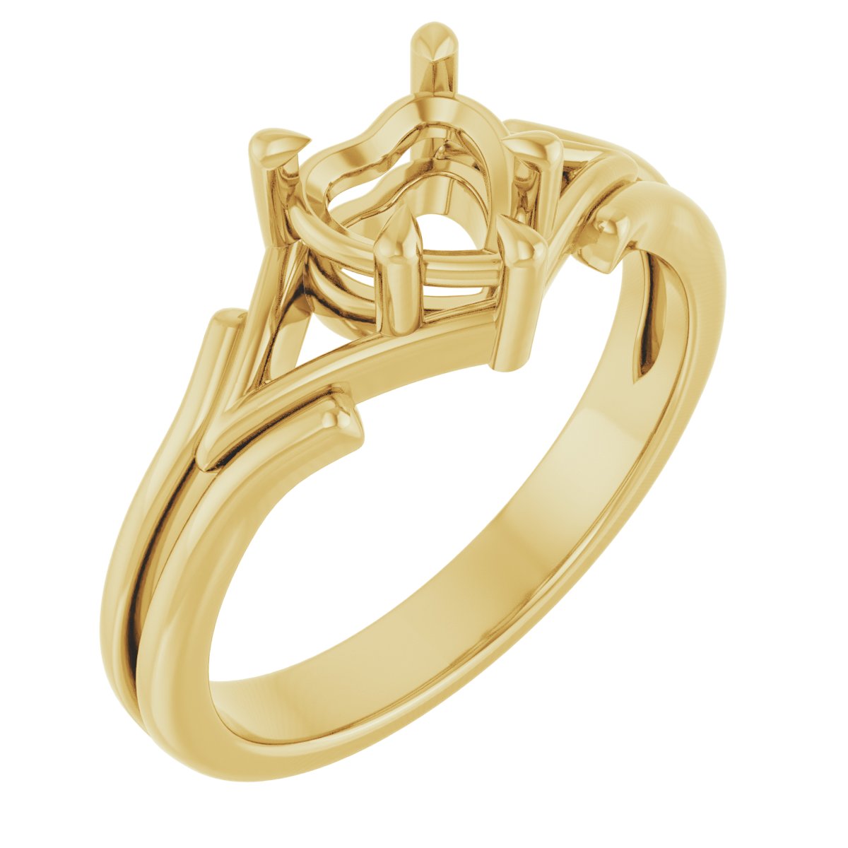 Claw-Prong Solitaire Engagement Ring