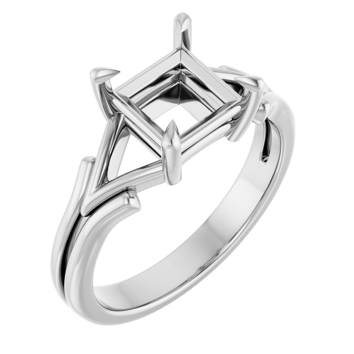 Claw-Prong Solitaire Engagement Ring