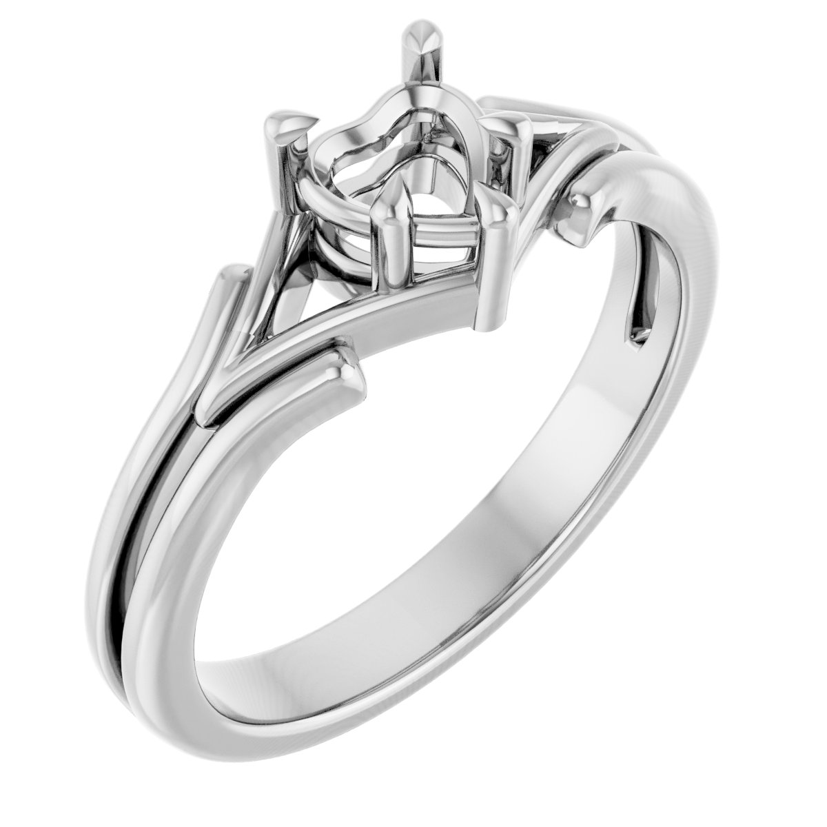 Claw-Prong Solitaire Engagement Ring