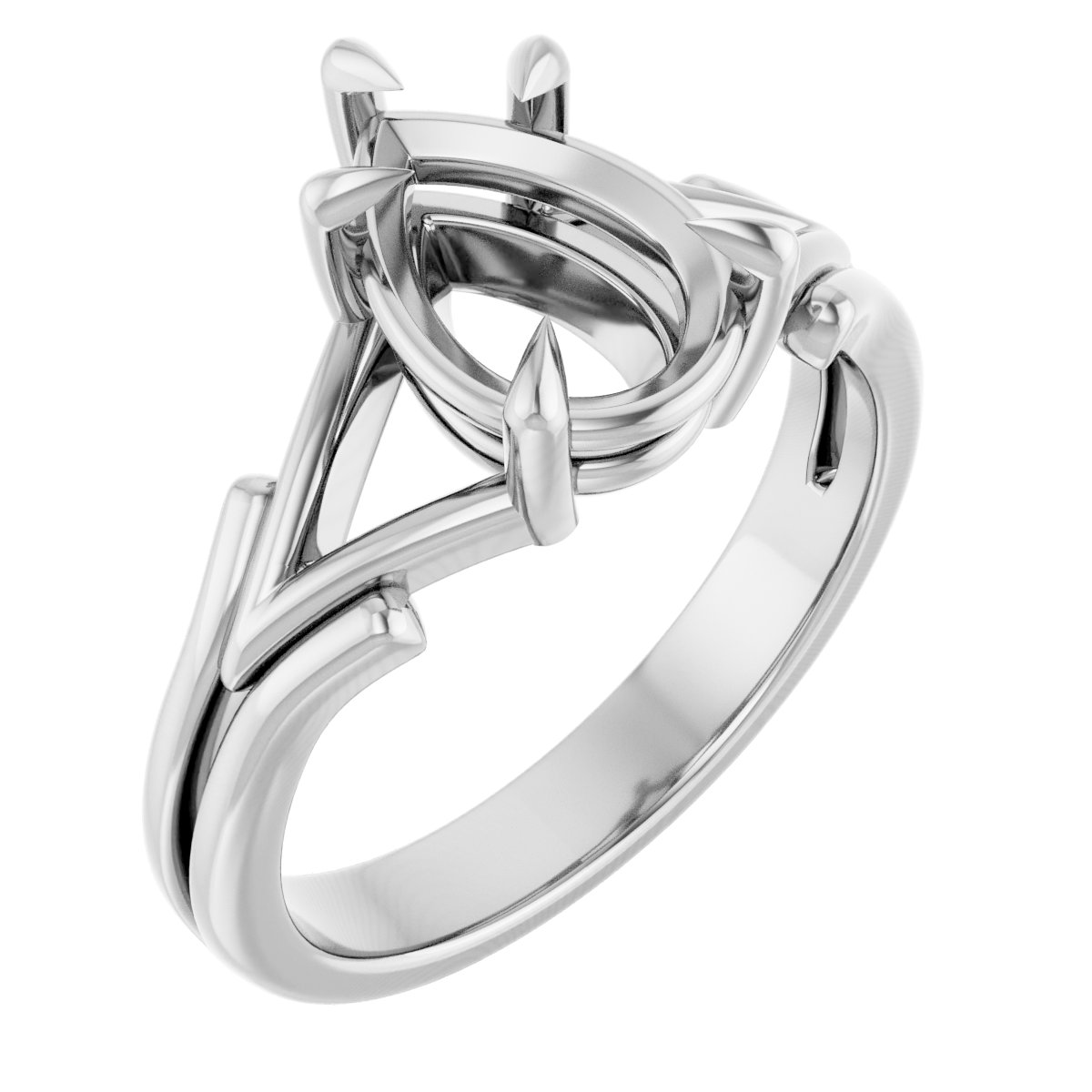 Claw-Prong Solitaire Engagement Ring