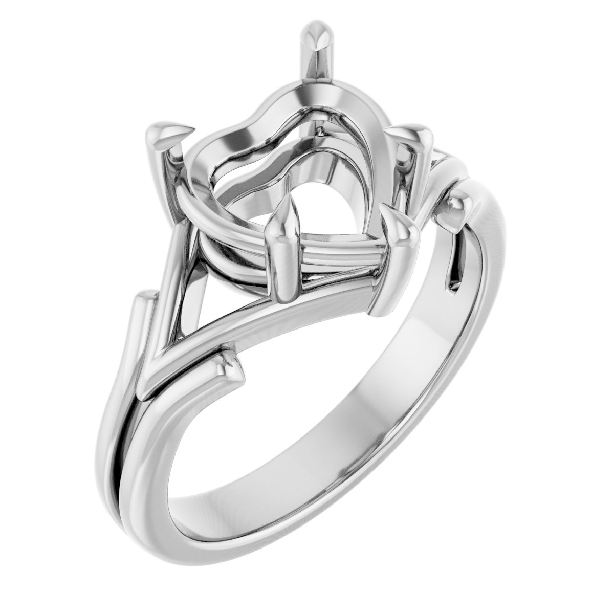 Claw-Prong Solitaire Engagement Ring