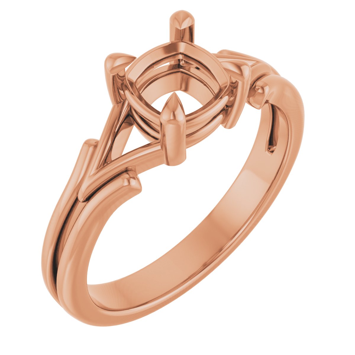 Claw-Prong Solitaire Engagement Ring