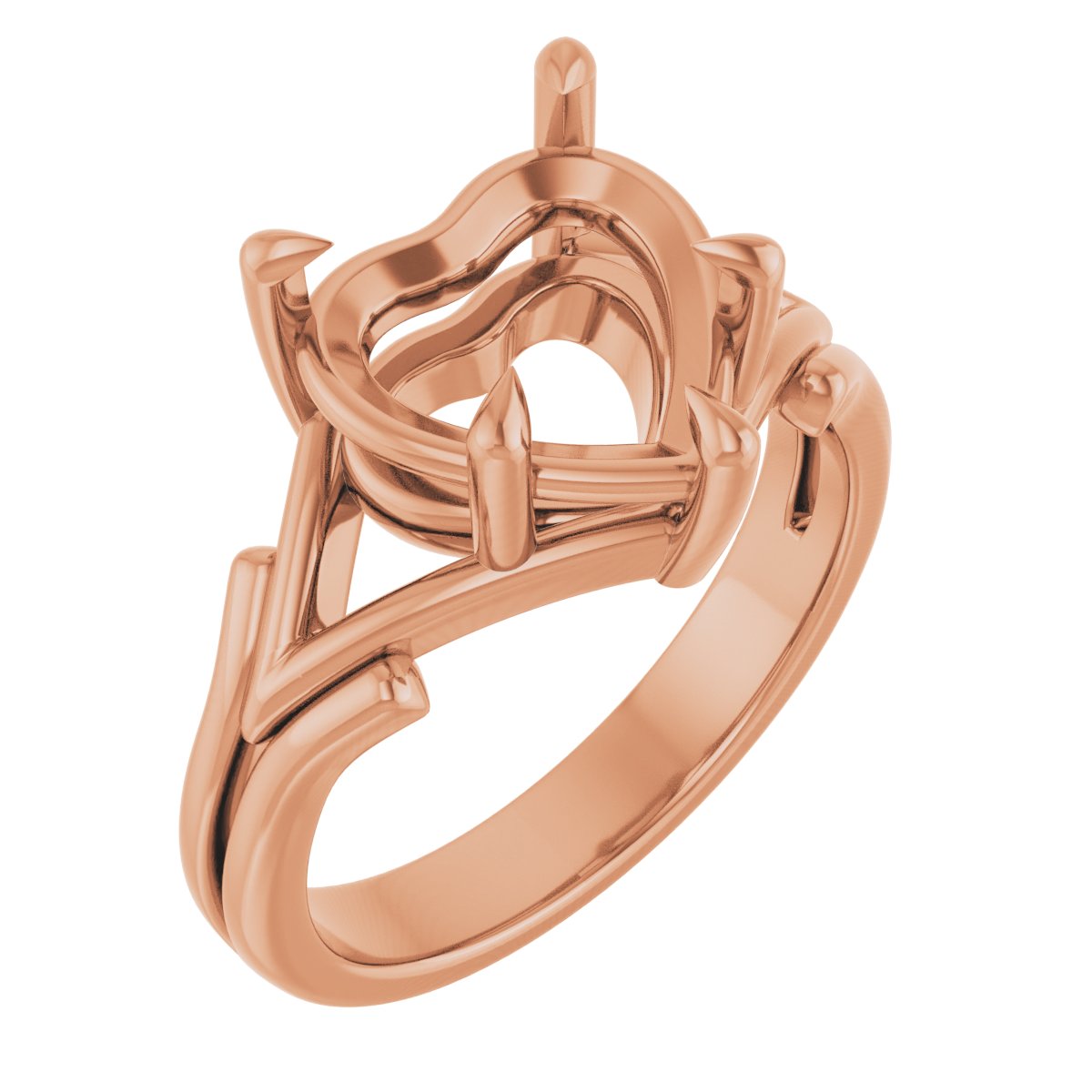 Claw-Prong Solitaire Engagement Ring