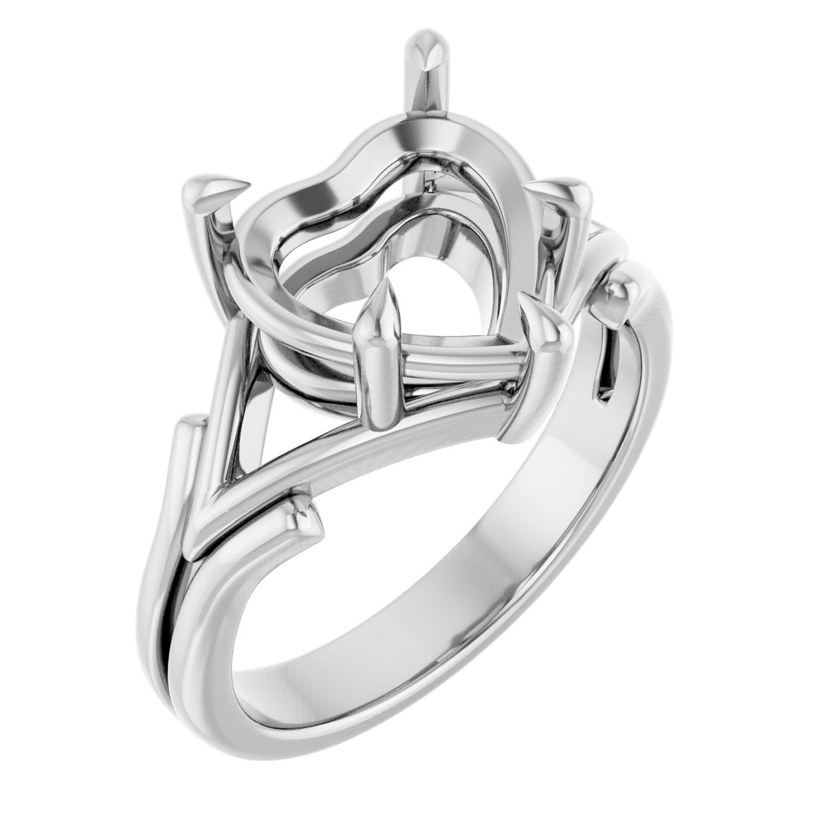 Claw-Prong Solitaire Engagement Ring