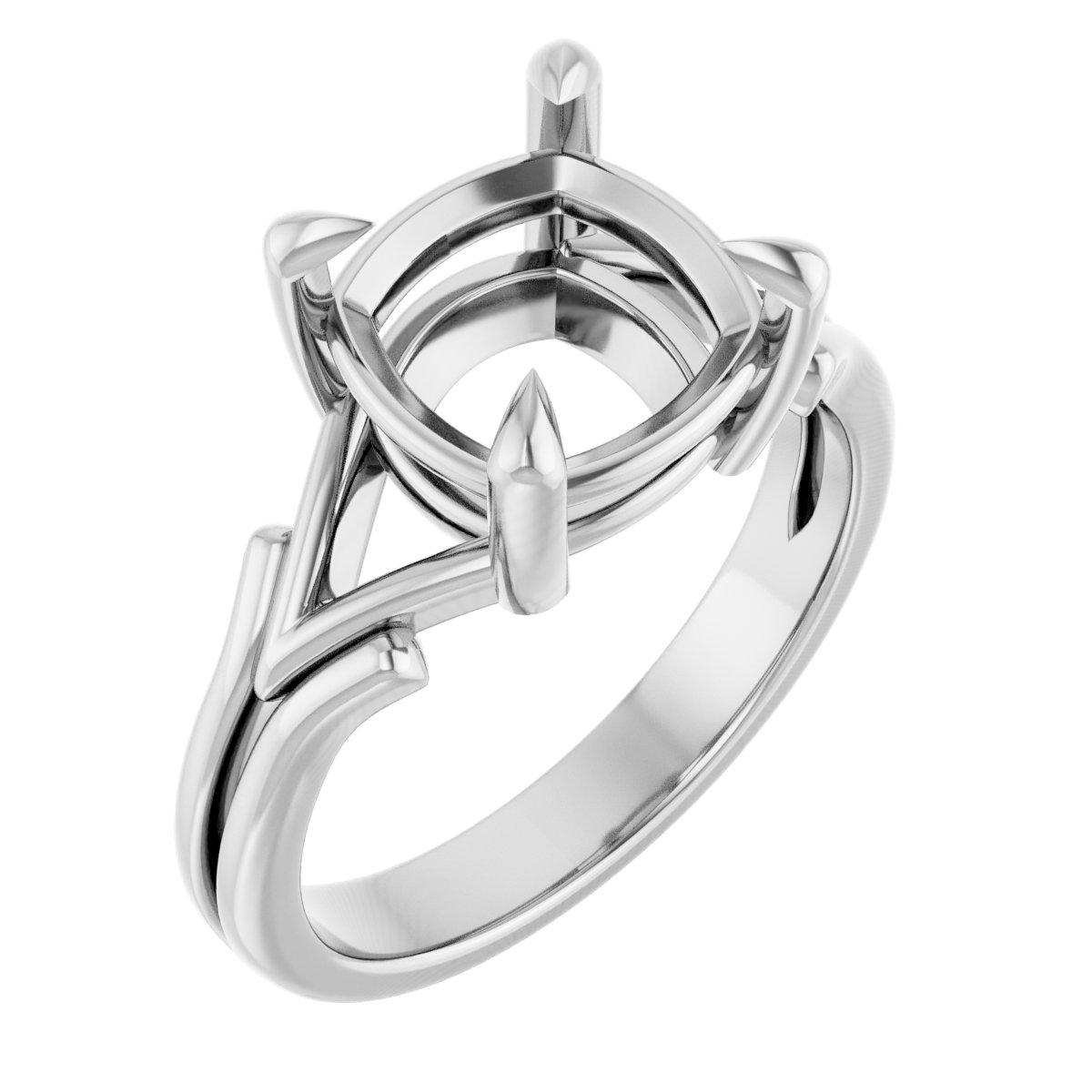 Claw-Prong Solitaire Engagement Ring