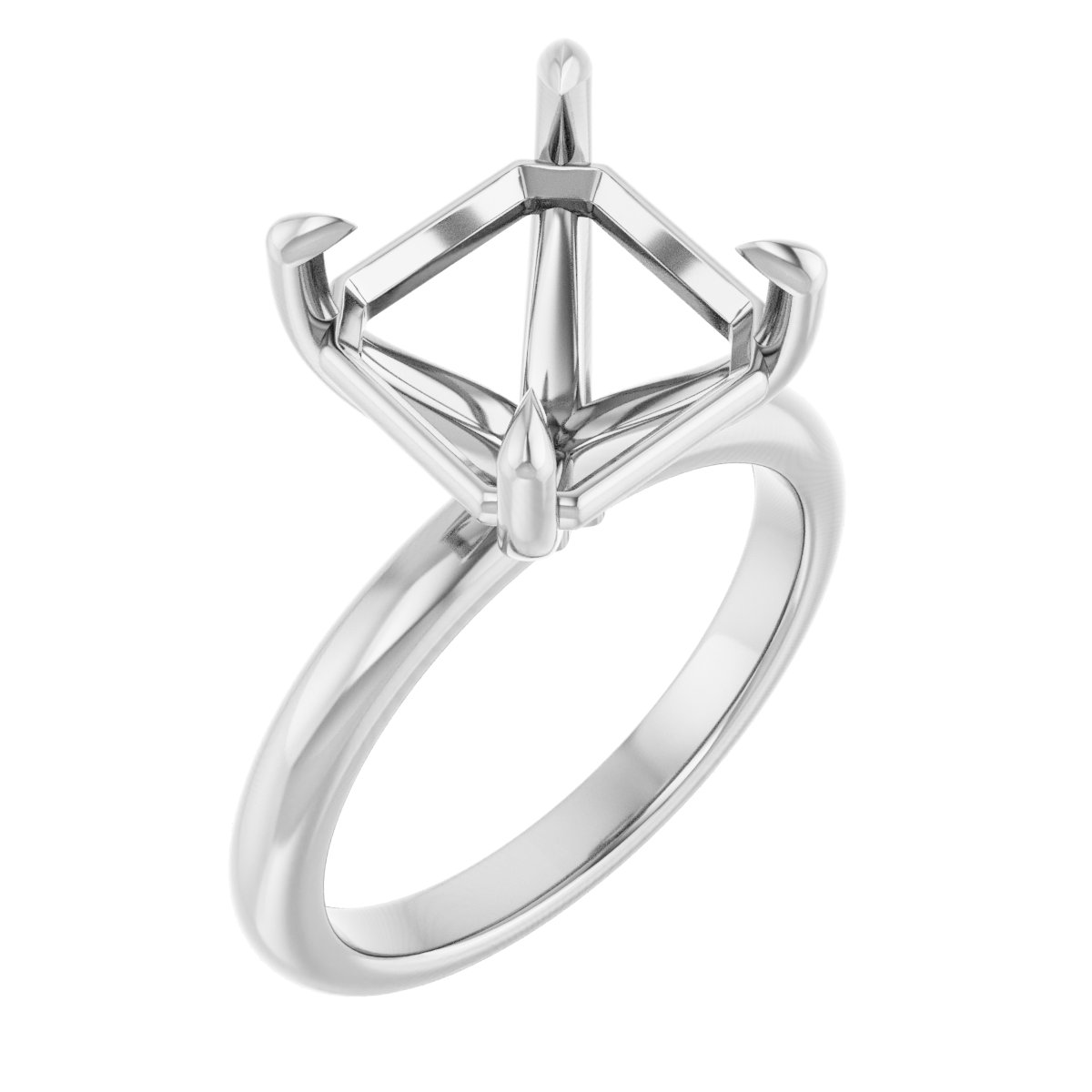 Claw-Prong Engagement Ring