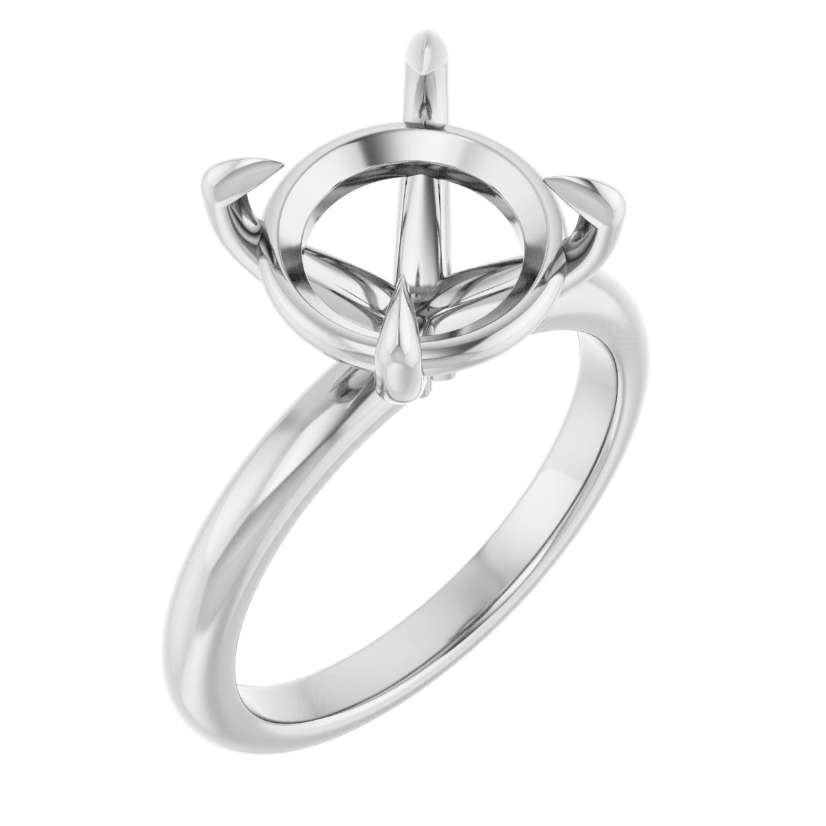 Claw-Prong Engagement Ring