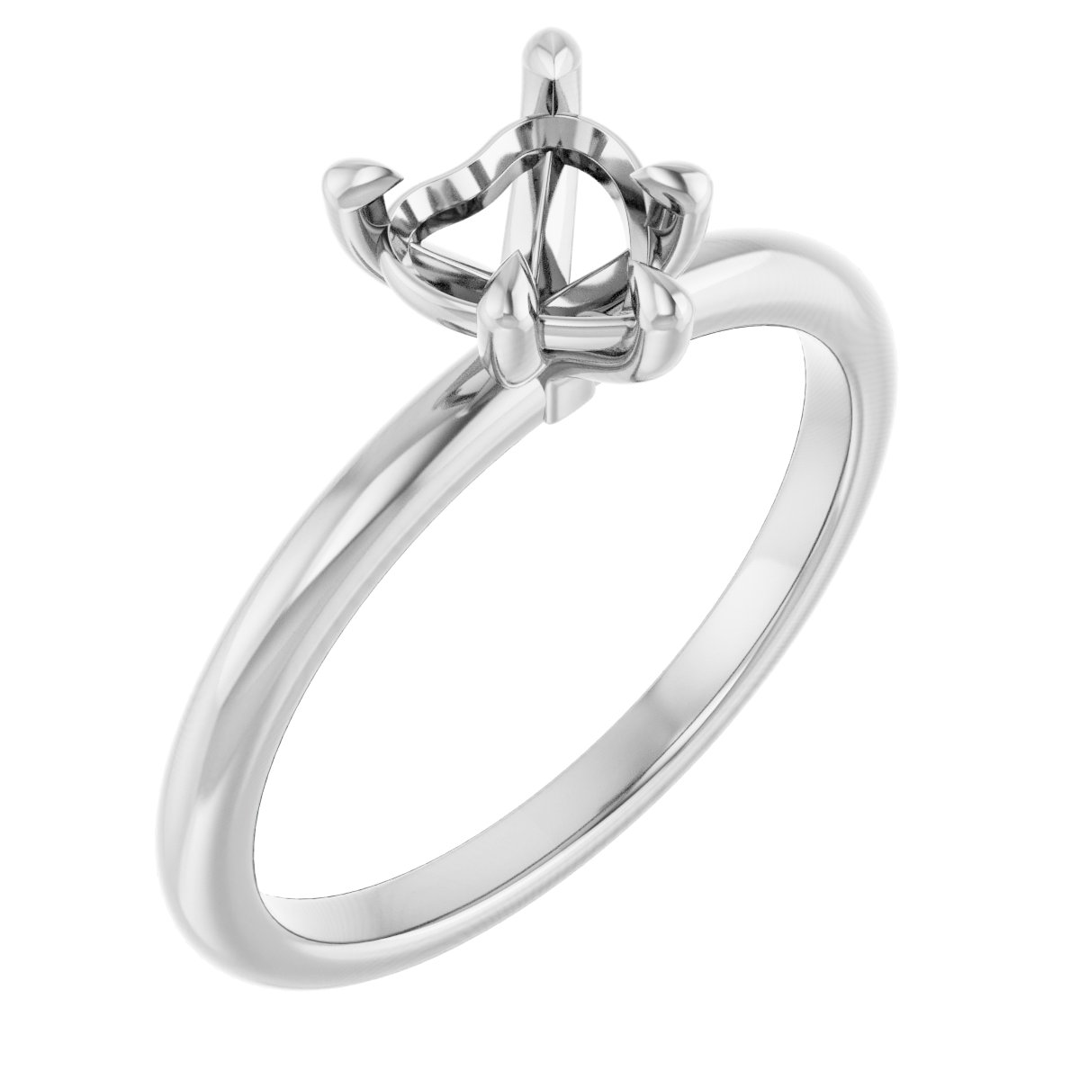 Claw-Prong Engagement Ring
