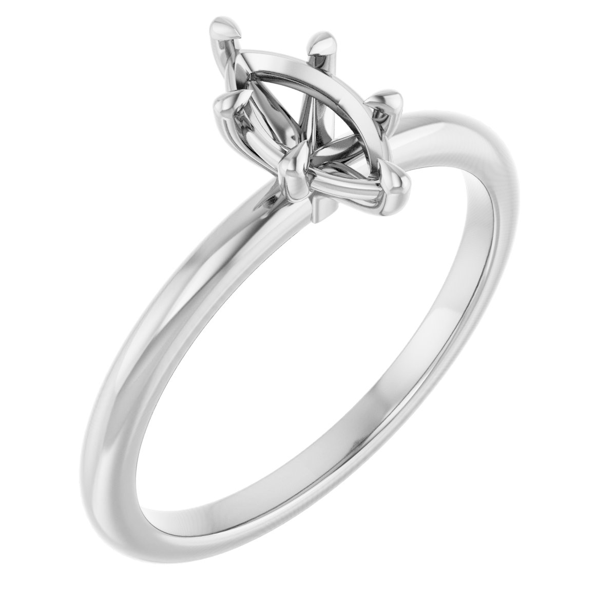 Claw-Prong Engagement Ring